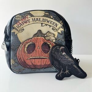 Lil Boo Mini Backpack Universal Studios Halloween Pumpkin Backpack Crow Coin Bag
